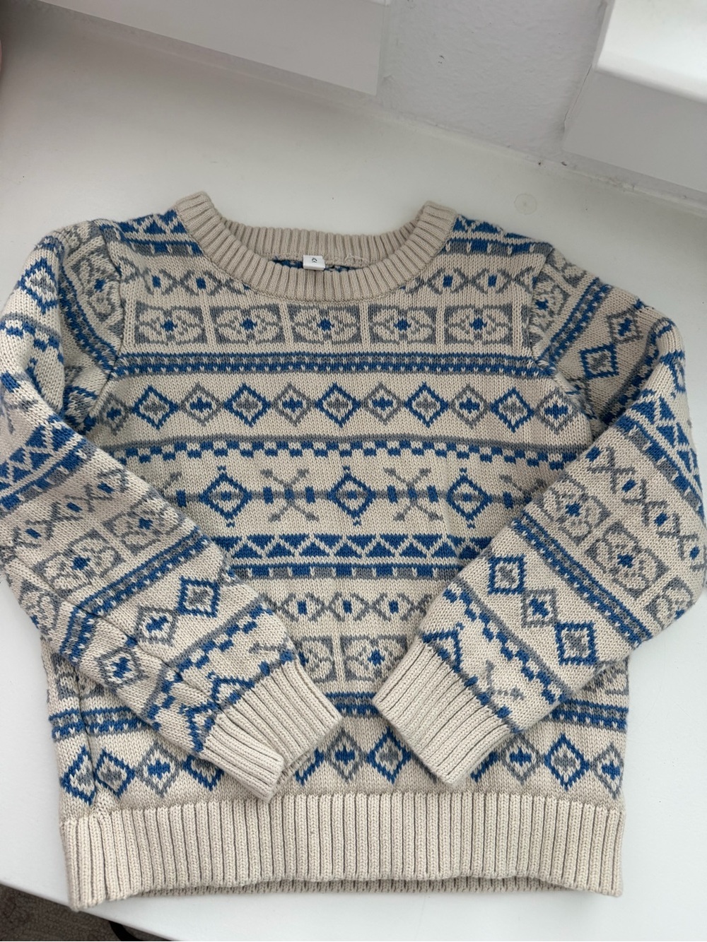 Janie & Jack Fair Isle Sweater Size 5 Winter Cozy
